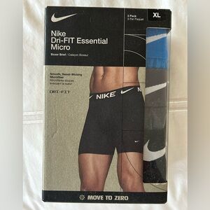 NIKE Dri-FIT Essential Micro Boxer Briefs - set of 3 * NEW IN BOX *